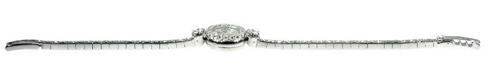 Vintage diamond ladies Rolex precision wrist watch (image 5 of 8)